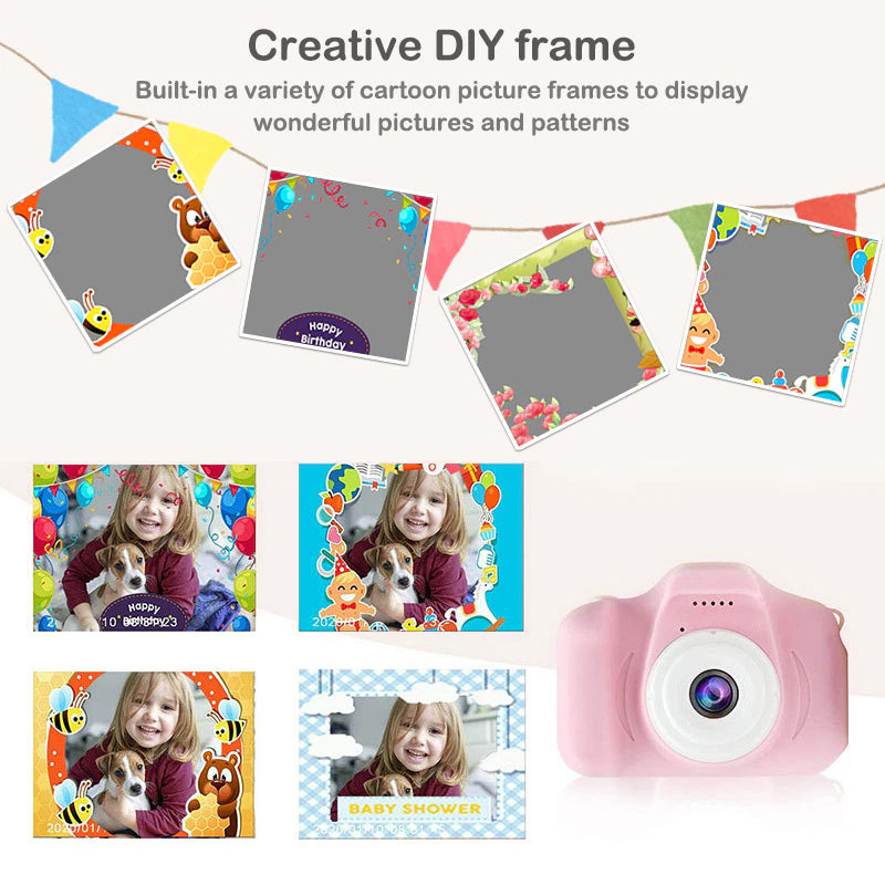 "Capture Adventures in HD! Perfect Outdoor Toy for Kids - Digital Camera with 1080P HD Screen. Ideal Birthday Gift for Boys and Girls. Unleash Their Inner Photographer with Camara Fotos Infantil Juguetes Para Niños!"