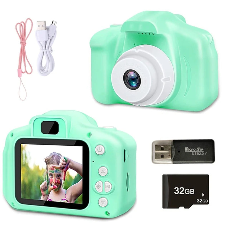 "Capture Adventures in HD! Perfect Outdoor Toy for Kids - Digital Camera with 1080P HD Screen. Ideal Birthday Gift for Boys and Girls. Unleash Their Inner Photographer with Camara Fotos Infantil Juguetes Para Niños!"